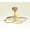 Ventilador Led TREBOL Blanco DC 100W 1900Lm 3 Aspas CCT