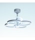 Ventilador Led TREBOL Blanco DC 100W 1900Lm 3 Aspas CCT