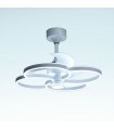 Ventilador Led TREBOL Blanco DC 100W 1900Lm 3 Aspas CCT