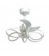 Ventilador Led KARLA Blanco DC 30W 1100Lm 3 Aspas CCT