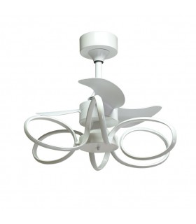 Ventilador Led KARLA Blanco DC 30W 1100Lm 3 Aspas CCT