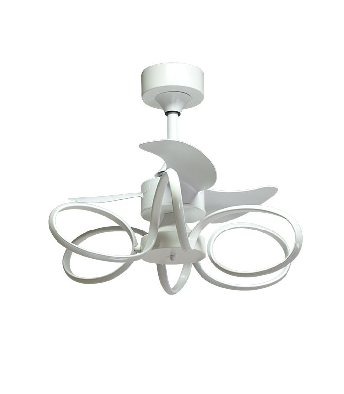 Ventilador Led KARLA Blanco DC 30W 1100Lm 3 Aspas CCT