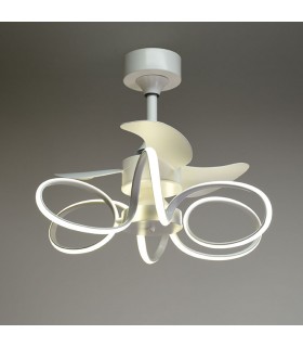 Ventilador Led KARLA Blanco DC 30W 1100Lm 3 Aspas CCT
