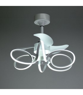 Ventilador Led KARLA Blanco DC 30W 1100Lm 3 Aspas CCT