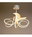 Ventilador Led KARLA Blanco DC 30W 1100Lm 3 Aspas CCT