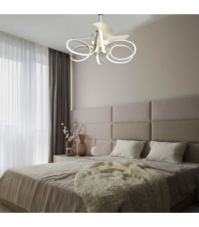 Ventilador Led KARLA Blanco DC 30W 1100Lm 3 Aspas CCT