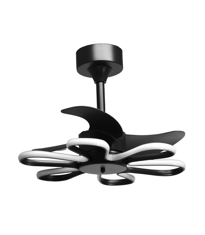 Ventilador Led ENEBRO Negro DC 30W 1900Lm 3 Aspas CCT