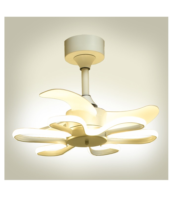 Ventilador Led ENEBRO Blanco DC 30W 1900Lm 3 Aspas CCT