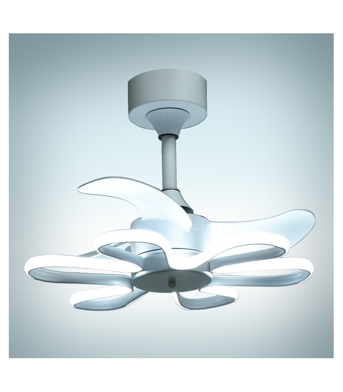 Ventilador Led ENEBRO Blanco DC 30W 1900Lm 3 Aspas CCT