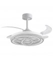 Ventilador NUDOS DC 72W 6480Lm 4 Aspas Blanco CCT