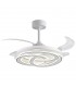Ventilador NUDOS DC 72W 6480Lm 4 Aspas Blanco CCT