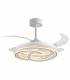 Ventilador NUDOS DC 72W 6480Lm 4 Aspas Blanco CCT