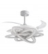 Ventilador SATURNO DC 72W 6480Lm 4 Aspas Blanco CCT