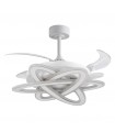 Ventilador SATURNO DC 72W 6480Lm 4 Aspas Blanco CCT