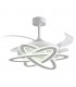 Ventilador SATURNO DC 72W 6480Lm 4 Aspas Blanco CCT
