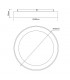 Plafón Led DANDY Madera Ø45CM 66W 6600LM 120º IP20