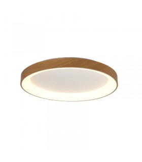 Plafón Led DANDY Madera Ø45CM 66W 6600LM 120º IP20