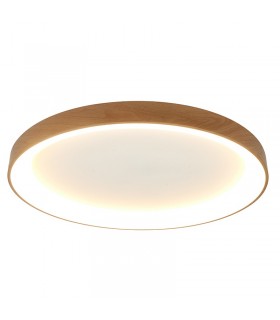 Plafón Led DANDY Madera Ø80CM 116W 11600LM 120º IP20