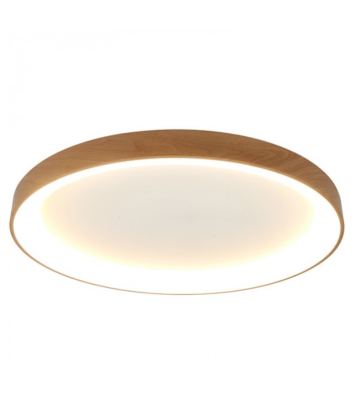 Plafón Led DANDY Madera Ø80CM 116W 11600LM 120º IP20