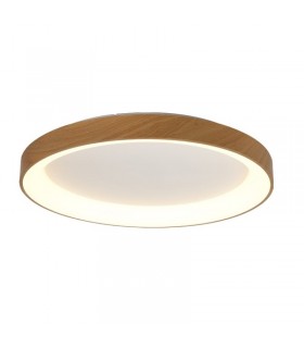 Plafón Led DANDY Madera Ø60CM 86W 8600LM 120º IP20