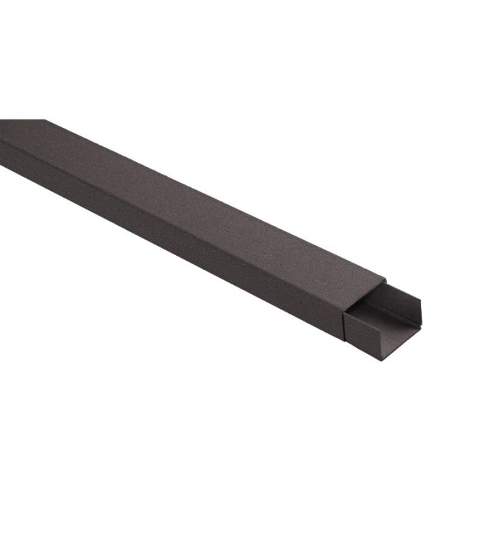 Minicanal 10x20 Auto-Adhesiva Negra -Metro-