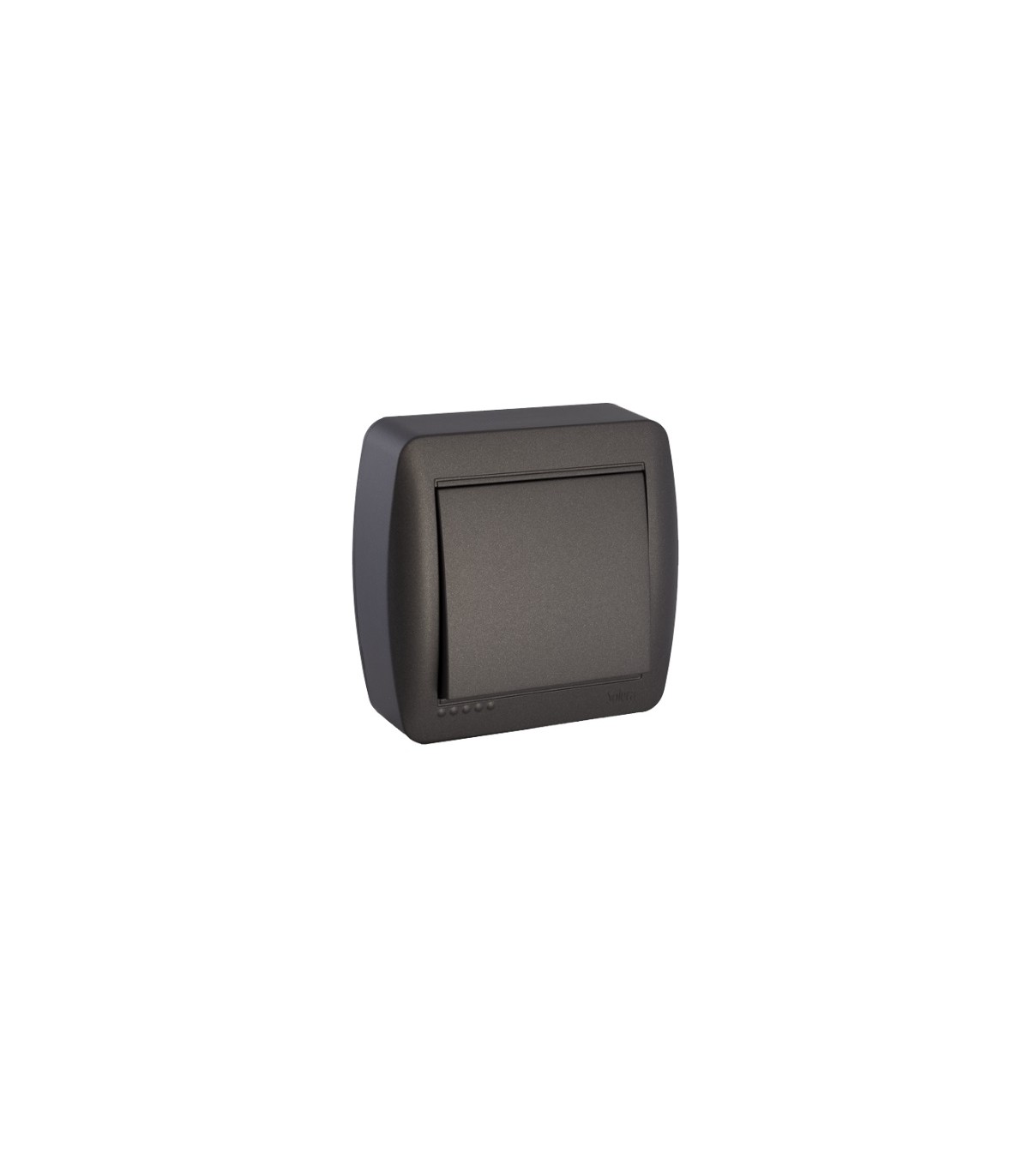 Conmutador / interruptor 10AX 250V De superficie Negro