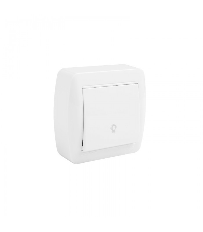 Pulsador Luz 10A 250V De superficie