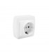 Base fija 2P+T 16A 250V De superficie