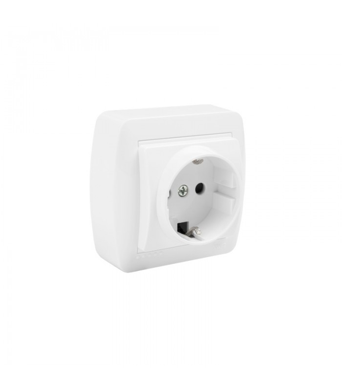 Base fija 2P+T 16A 250V De superficie