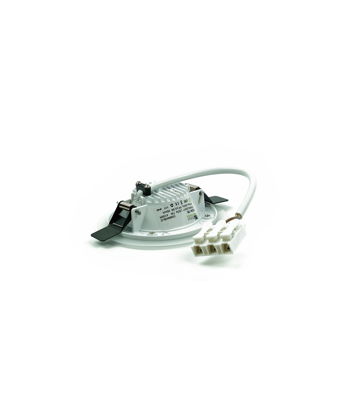 Downlight 7W 620Lm 120° IP40 REGULABLE Redondo Blanco
