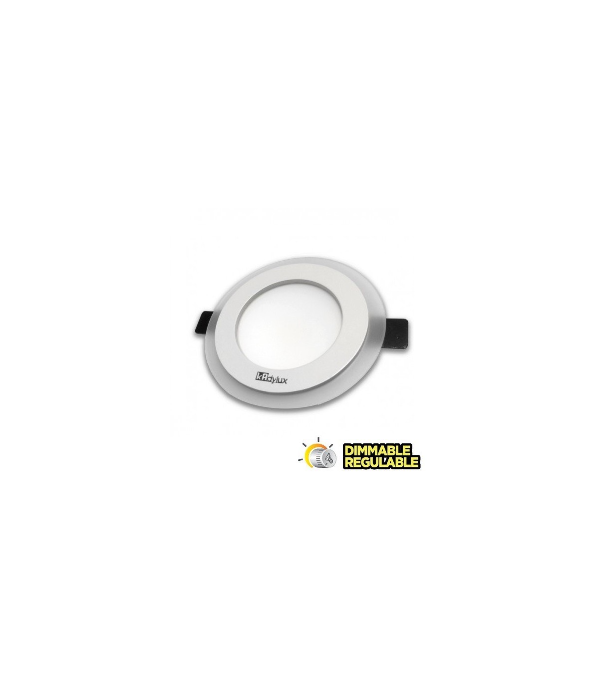 Downlight 7W 620Lm 120° IP40 REGULABLE Redondo Blanco