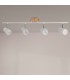 Aplique de Techo Gu10 Orientable Serie WOOD 4 Focos