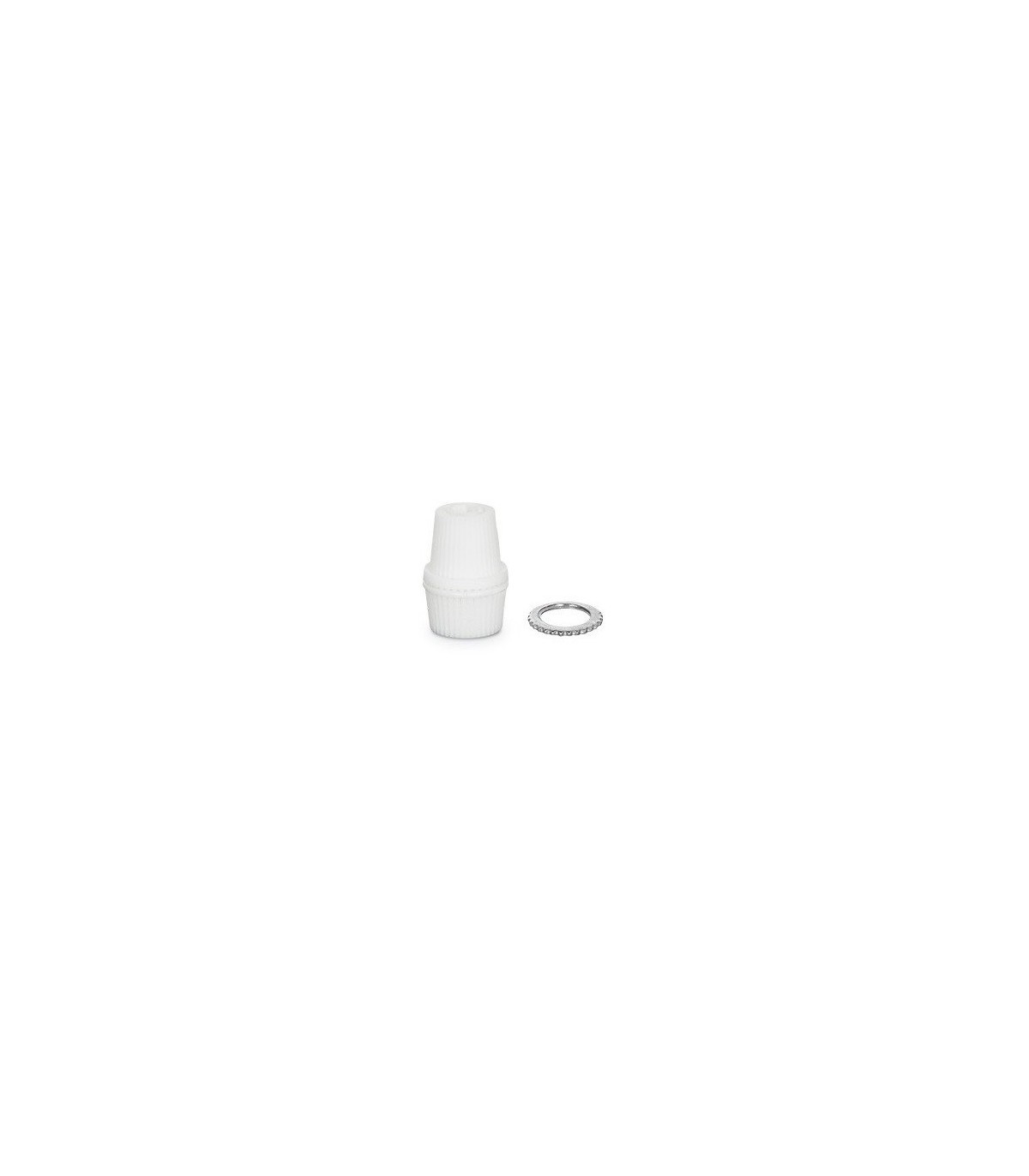 Acesorio Cierre cable Blanco 1UND