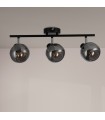 Aplique de Techo E14 Orientable Serie GLASS 3 Focos