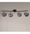 Aplique de Techo E14 Orientable Serie GLASS 4 Focos