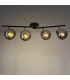 Aplique de Techo E14 Orientable Serie GLASS 4 Focos