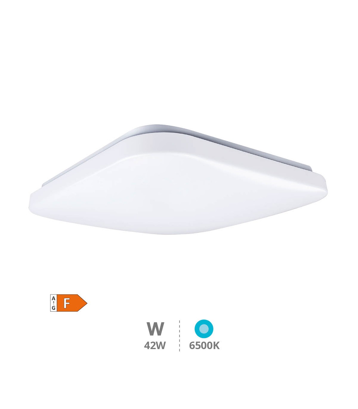 Plafón Superficie BOGEN 42W 4490Lm Cuadrado