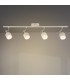 Aplique de Techo Gu10 Orientable Serie WHITE 4 Focos