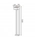 Baliza Led Solar CUBAR 1W 150LM IP44