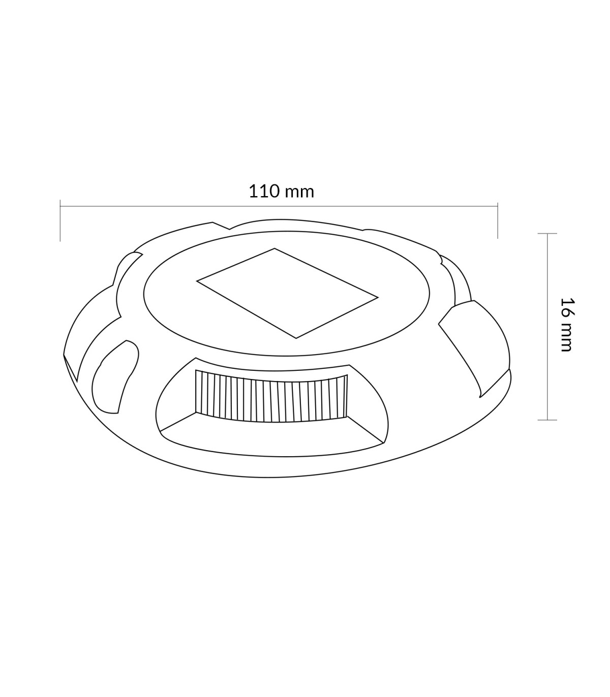 Baliza Led Solar JOAQ 2W 70Lm IP54 Con Pincho