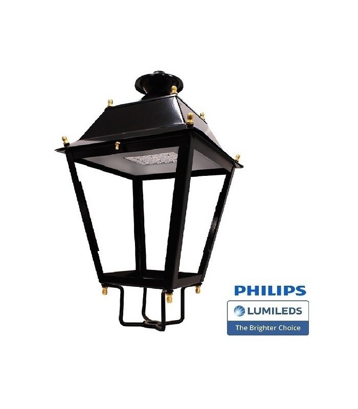 Farola Villa aluminio LED LUMILEDS 40W 4.800Lm IP65 