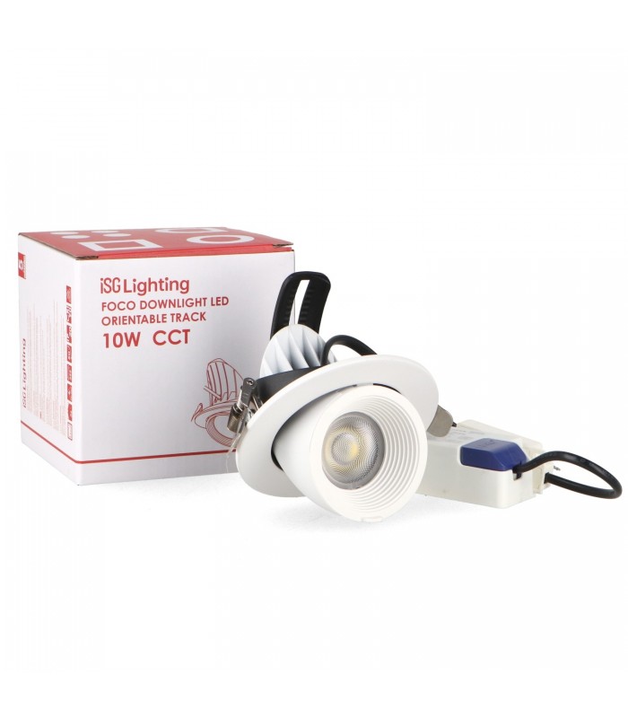 Foco Empotrable Led WHITE TRACK 10W 1200LM 36º IP20 CCT