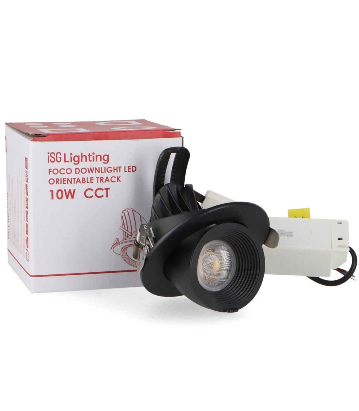 Foco Empotrable Led BLACK TRACK 10W 1200LM 36º IP20 CCT