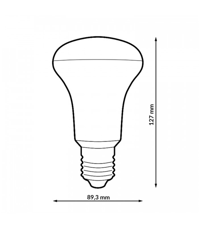 Reflectora Led PRO R90 15W 1830LM 200º E27