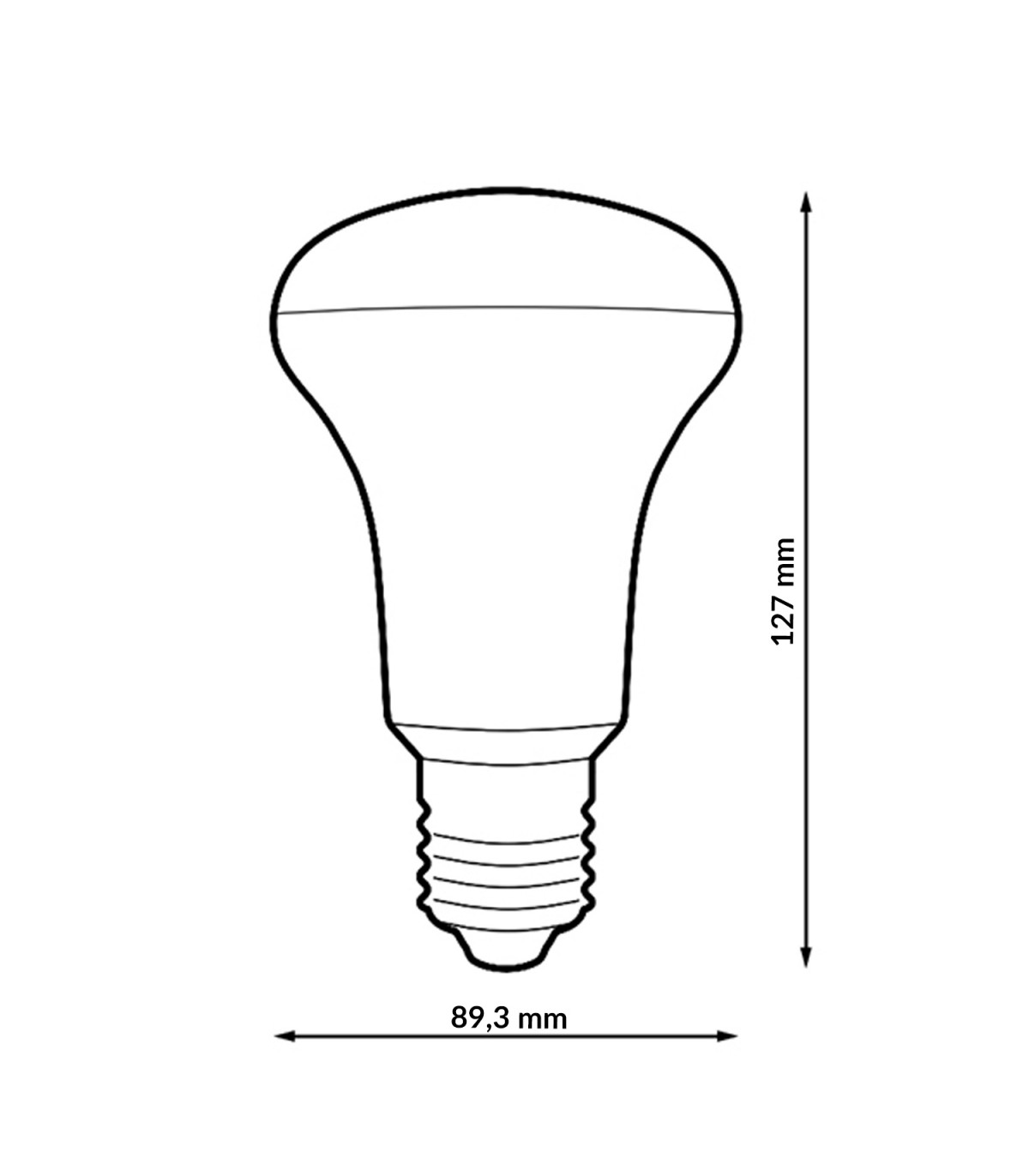 Reflectora Led PRO R90 15W 1830LM 200º E27