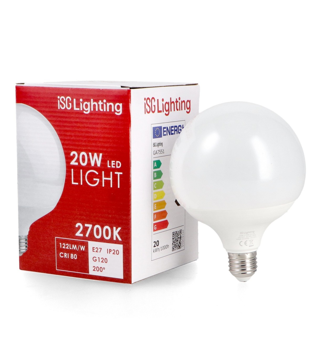 Bombilla Led PRO G120 20W 2440LM 200º E27