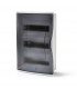 Armario Empotrar 36 Módulos (3x12) Puerta Transparente Fumé
