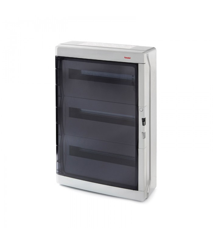 Armario Superficie 54 Módulos (3x18) Puerta Transparente IP65