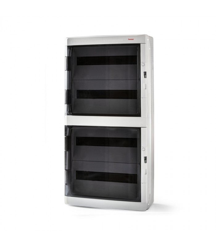Armario Superficie 72 Módulos (4x18) Puerta Transparente IP65