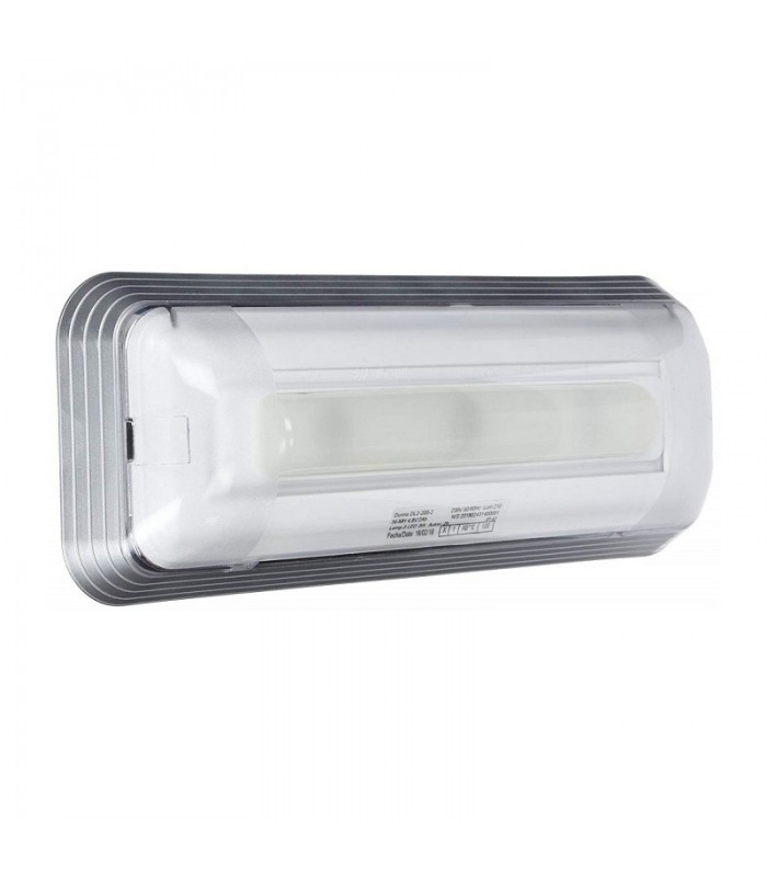 Emergencia Led Dunna Aluminio 200LM 3H IP44 Normalux